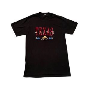 Austin Texas black graphic shirt